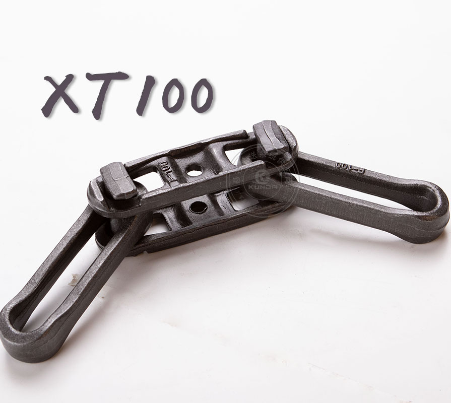 涂装流水线配件XT80 XT100 XT160型模锻链条全套悬挂输送链条滑架