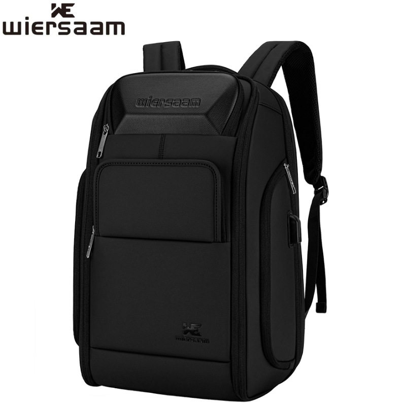 新款高档商务背包男款防水双肩包大容量出差多功能密码防盗电脑包