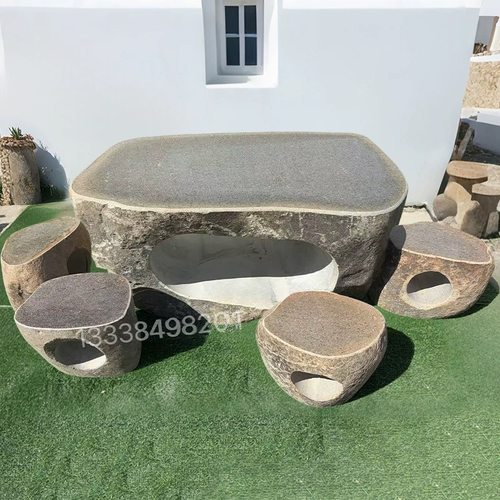整石桌石凳庭院花园别墅厂家直销