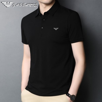 正品意大利男装丝光棉短袖t恤