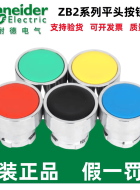 原装施耐德平头按钮头部ZB2BA3C/ZB2BA4C/ZB2BA5C/ZB2BA2C现货