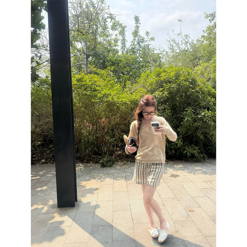 EASE 亚麻棉长袖tee
