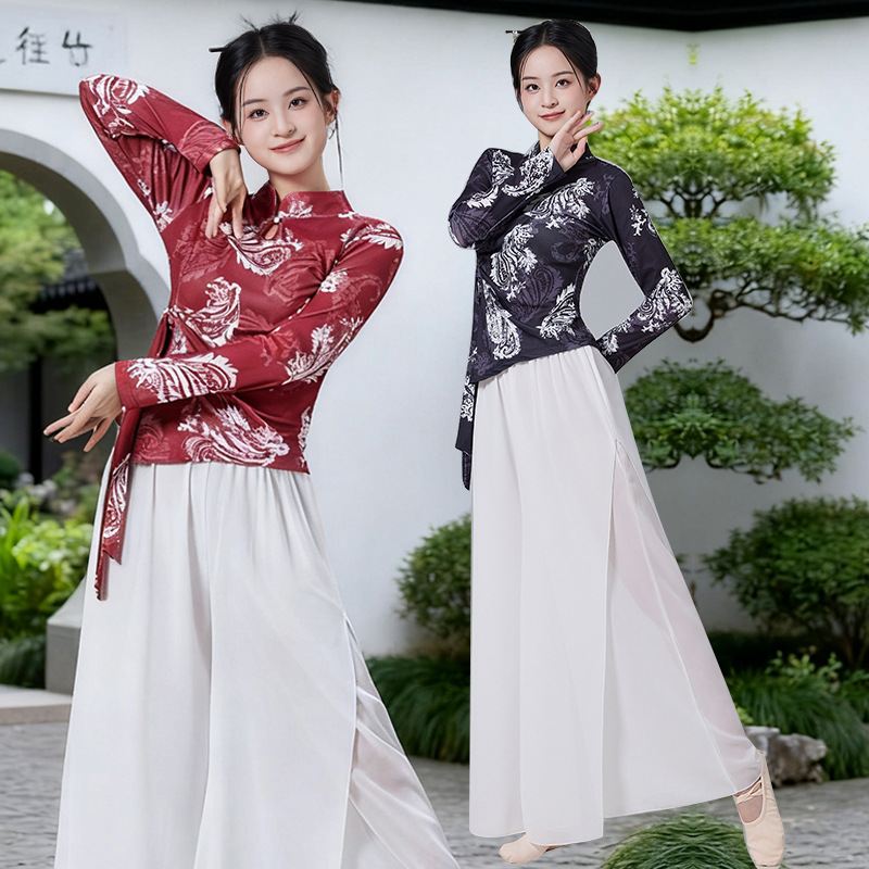 广场舞新中式飘逸舞蹈服