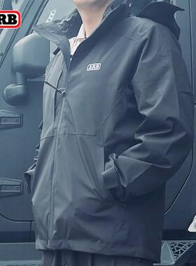 ARB 冲锋衣男女三合一羽绒服可拆卸黑外套防风防水户外进藏登山服