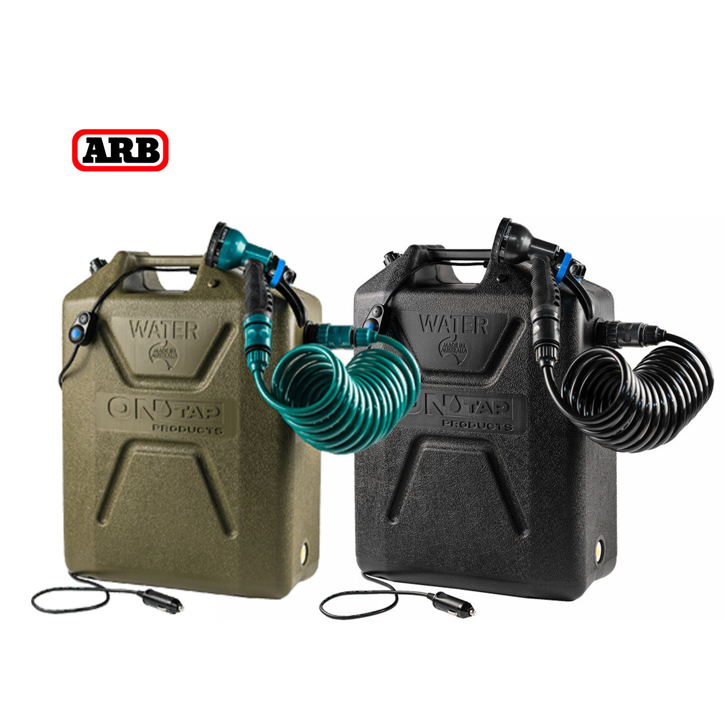 ARB水桶便携式22L水箱户外露营淋浴神器野外自吸电动洗澡带花洒头