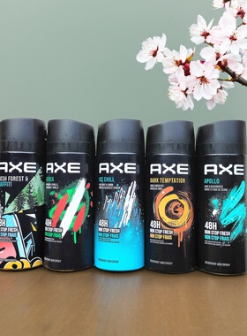 凌仕效应AXE男士黑色black喷雾香水阿波罗apollo点击冰酷和平LYNX