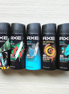 凌仕效应AXE男士黑色black喷雾香水阿波罗apollo点击冰酷和平LYNX