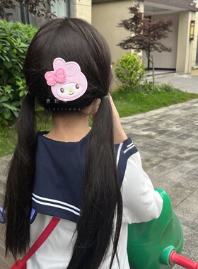 jk制服灵魂配件！卡通碎发贴百褶裙软妹少女甜度直接拉满魔术贴