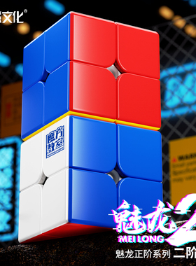 魔域文化魅龙二阶魔方二三四五2453阶儿童益智玩具磁力初学者套装