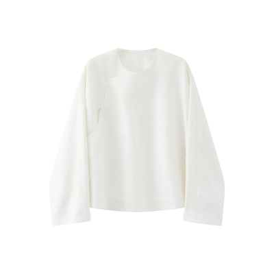 JINYU矜羽【烟罗】新中式暗纹提花衬衫 宽松显瘦国风气质长袖上衣