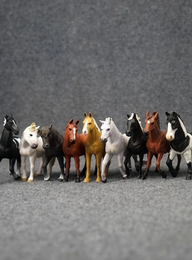 FA2出口Terra by Battat儿童仿真动物野马模型摆件骏马瑕疵