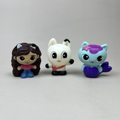 可爱卡通喷水玩具儿童戏水软胶洗澡玩具公仔