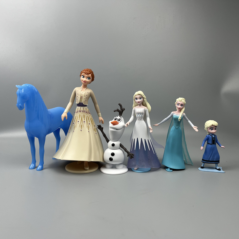 爱莎安娜公主拼装人偶模玩摆件