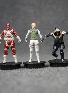 CA1黑寡妇电影公仔模型红色守卫模仿大师叶莲娜人偶模玩摆件3件套