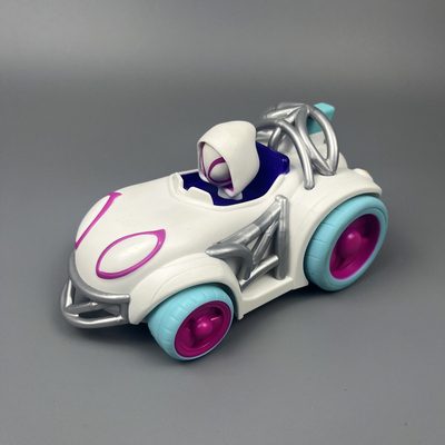 动漫蜘蛛侠格温公仔回力车