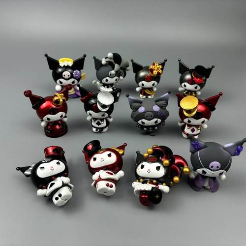 三丽鸥盲盒库洛米扑克王国系列潮玩手办公仔桌面摆件瑕疵款少配件