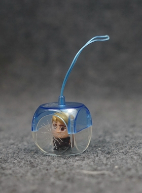 EB1卡通动漫冰雪奇缘挂件水晶雪花小公仔模玩摆件