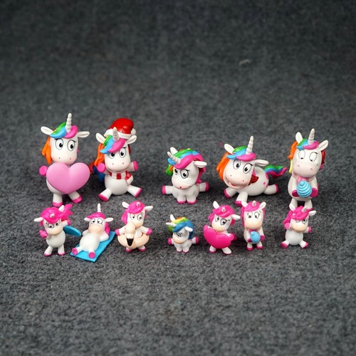 现货DIY独角兽卡通模型