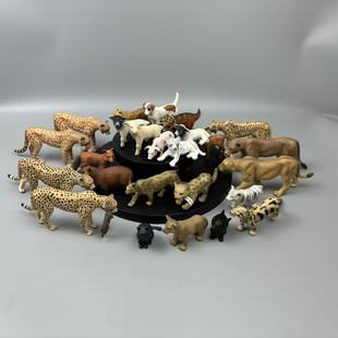 德国仿真野生家畜动物绵羊牛猪羊羔奶牛模型玩偶儿童认知玩具瑕疵