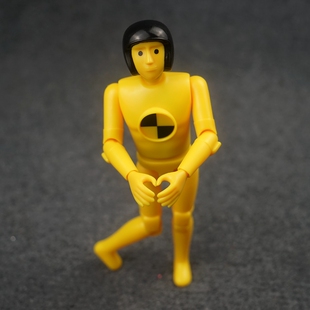 日单汽车撞击测试假人人偶关节可动手办摆件模型实验假人玩偶