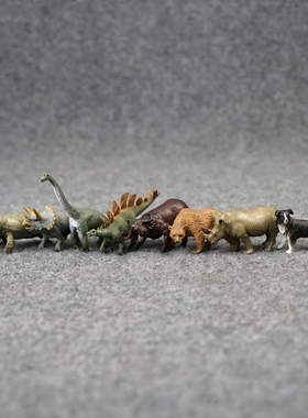 FA1出英国迷你仿真野生动物模型场景摆件恐龙