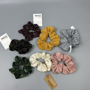 外单大肠发圈扎头发绳复古法式 发绳头花 头绳高级感丸子头简约时尚