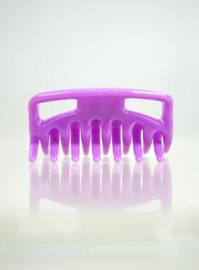 MB4I小号紫色抓夹发夹7齿小抓夹1个价