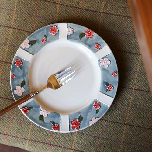 villatte astier de 手工黑陶土小碟小盘子水果盘adv法式复古餐具