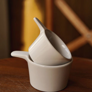 高颜值陶瓷迷你奶锅带手柄欧式家用早餐咖啡热奶酪调料分量杯酱料