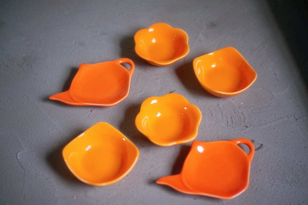 家用个性花瓣哑光彩色调料味酱料碟创意陶瓷点心酱醋碟迷你零食碗,餐饮具,碟,淘宝优惠券,粉丝福利购,淘宝优惠卷