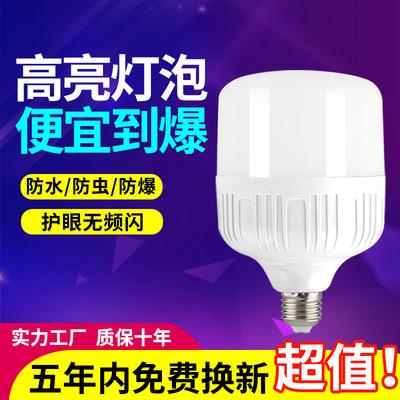 顶者220V家用室内节能超亮灯泡