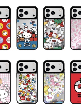 CASE联名Hellokitty凯蒂猫KT猫适用iPhone17ProMax壳苹果16Pro 15 14 13 12磁吸MagSafe保护套华强北C家