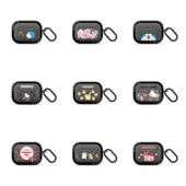 CASE联名线条小狗飞天小女警适用苹果AirPodspro无线耳机Pro2耳机壳耳机保护套airpods4华强北耳机套3代