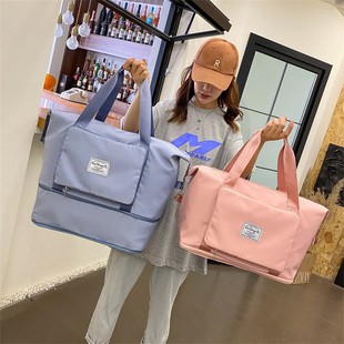 旅行包可折叠女短途拉杆手提袋超大容量便携待产收纳袋出差行李袋