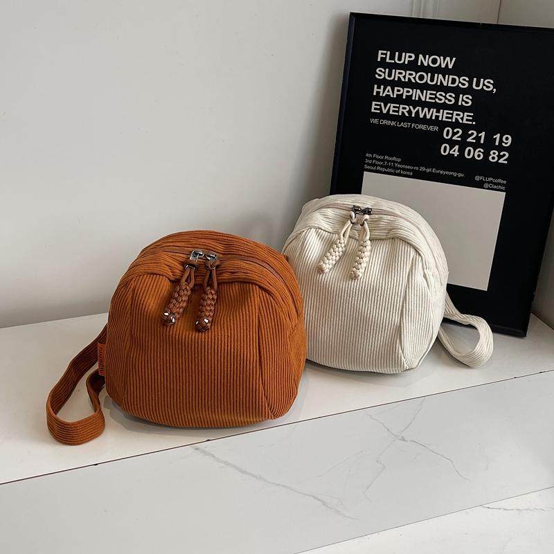 灯芯绒包包女包2025新款春夏纯色小包包单肩斜挎包贝壳包休闲背包,箱包皮具/热销女包/男包,通用款女包,淘宝优惠券,粉丝福利购,淘宝优惠卷