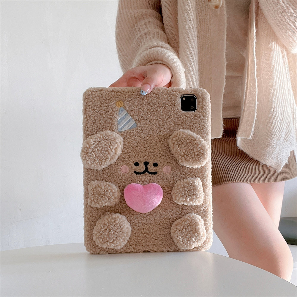 秋冬ins毛绒立体棕色修罗狗2024款适用ipad保护套pro11软壳10.2寸苹果平板air45软壳mini7/6全包ipad10保护壳,3C数码配件,平板电脑保护套/壳,淘宝优惠券,粉丝福利购,淘宝优惠卷