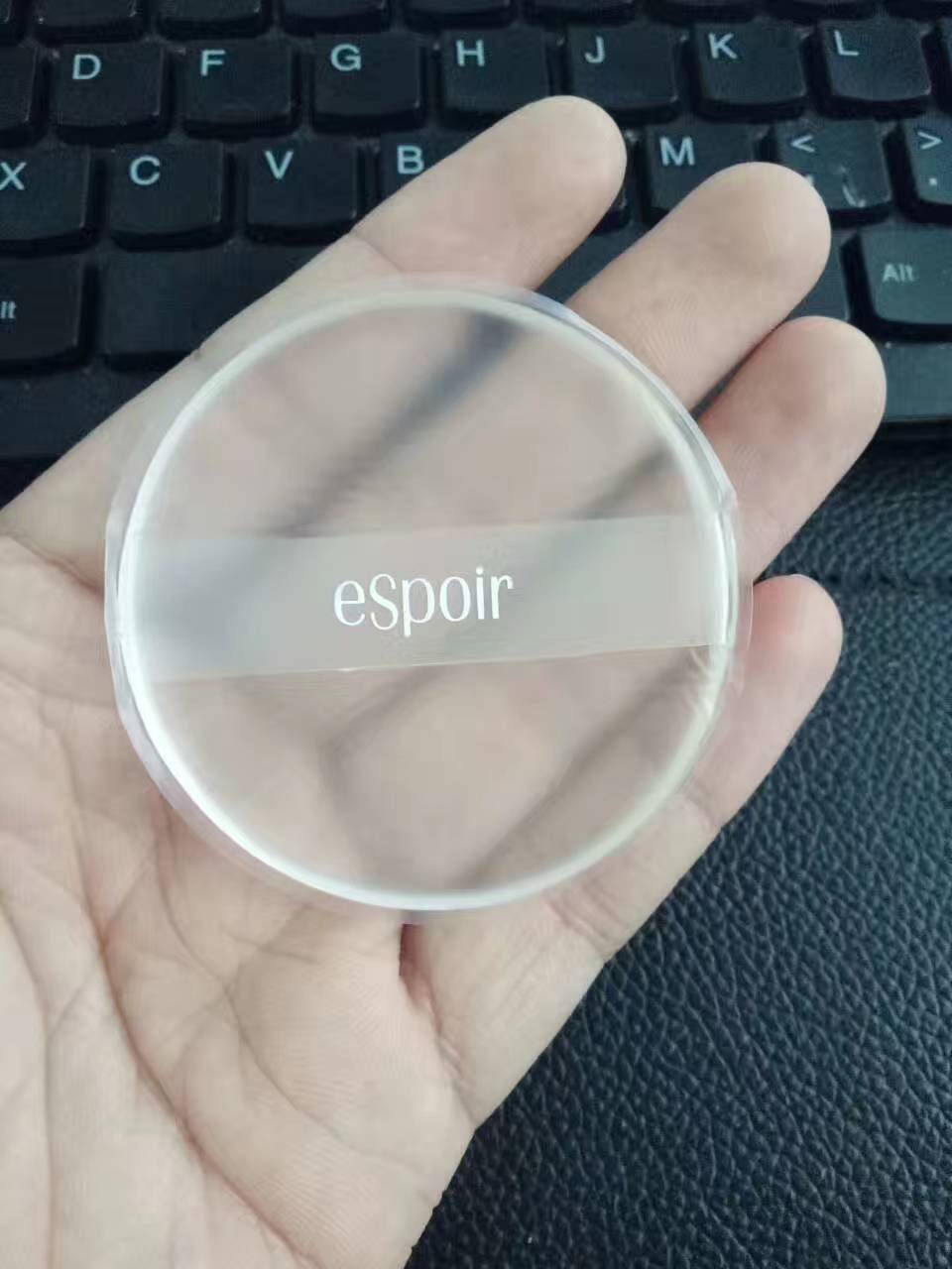 硅胶粉扑espoir艾丝珀韩国水晶气垫bb霜服帖不吃粉透明化妆扑