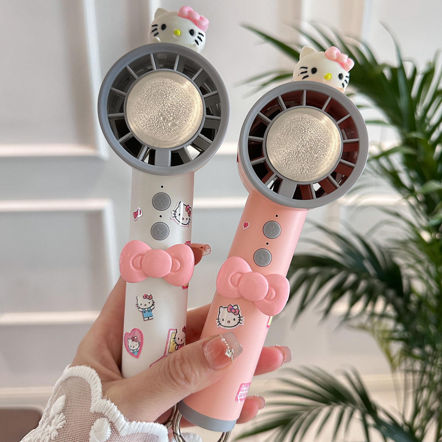 可爱卡通制冷风扇充电手持迷你便携小型电风扇半导体新款冰敷风扇