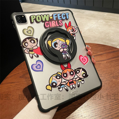 2024新款适用ipadair6保护壳5亚克力air2平板保护套苹果mini6第十代9.7迷你6硬壳带支架3全包pro11可旋转后壳