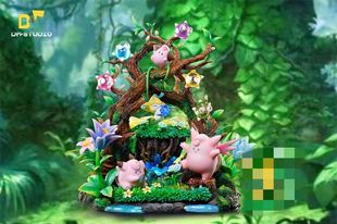 瘾君子 DM 呆萌 皮皮基拉祈 精灵宝可梦 限量gk雕像手办模型