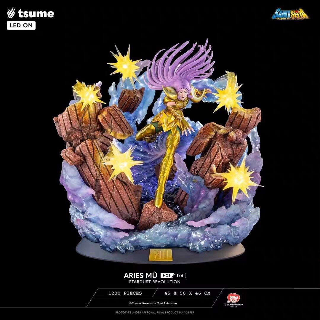 瘾君子 Tsume T社 HQS 黄金圣斗士 白羊座 穆 限量手办模型雕像