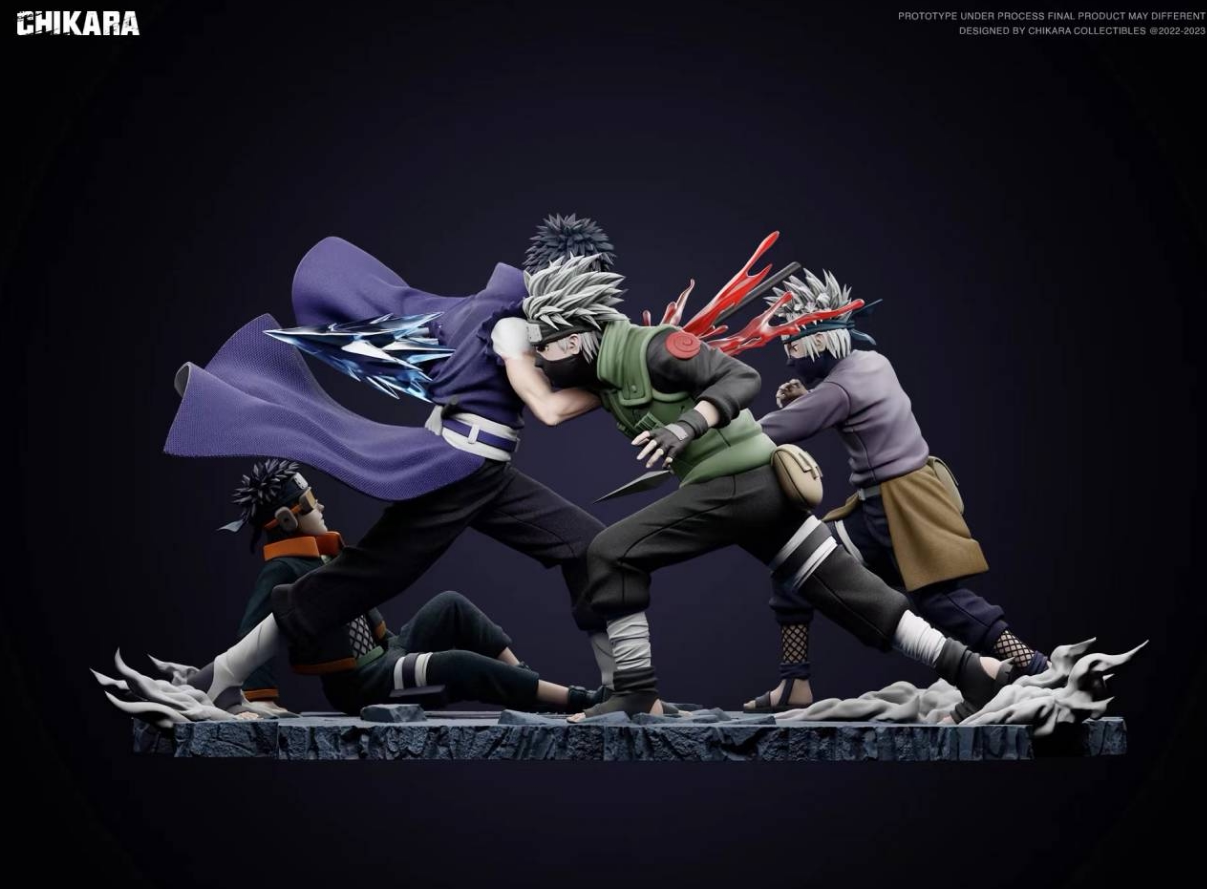 瘾君子 chikara 力量 带土 卡卡西 火影忍者 限量gk手办雕像