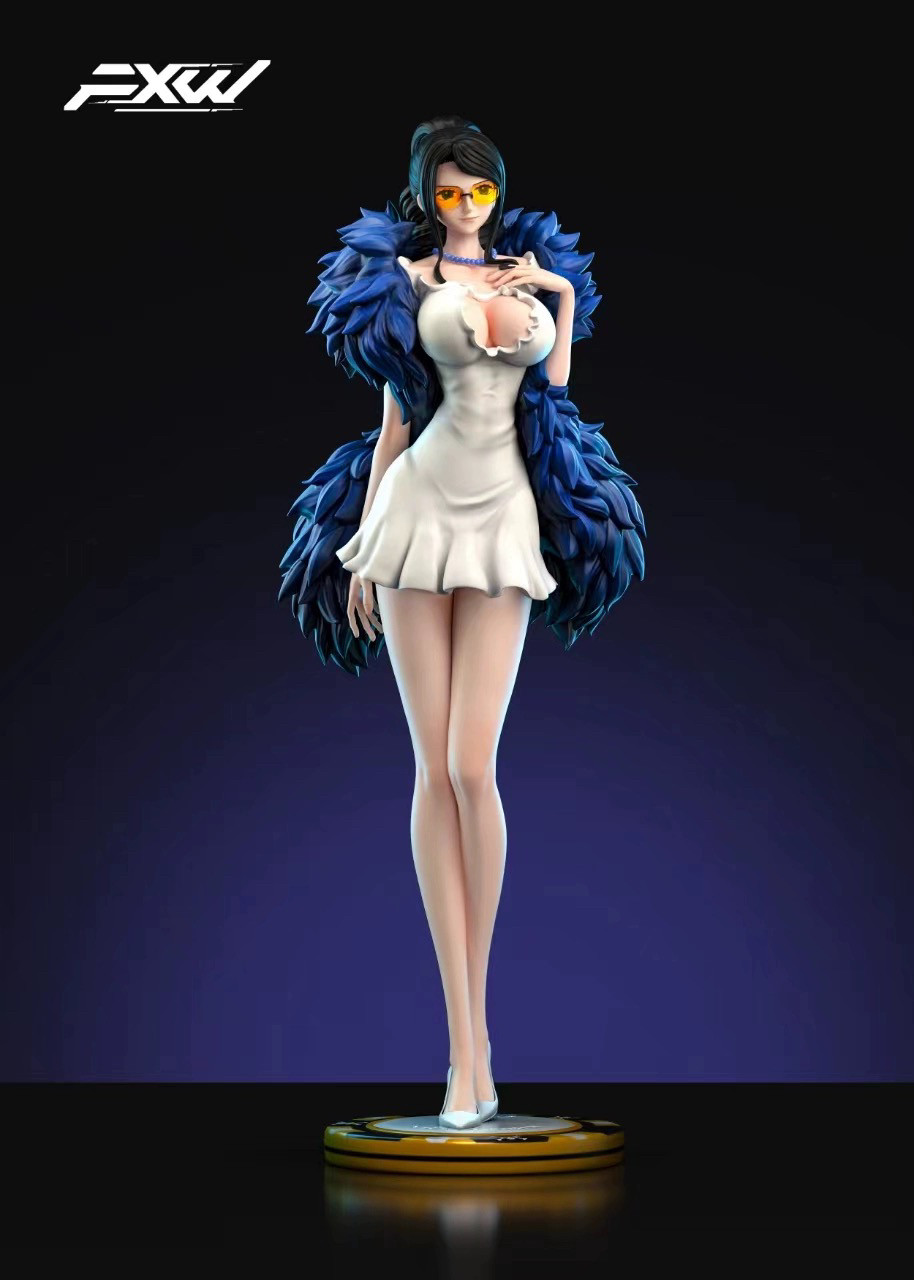 瘾君子 fxw 工作室 海贼草帽团 剧场版 黄金城 妮可 罗宾 gk雕像