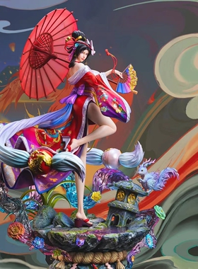 瘾君子 Queen Follower 韵工作室 花魁赋 流花 限量手办雕像