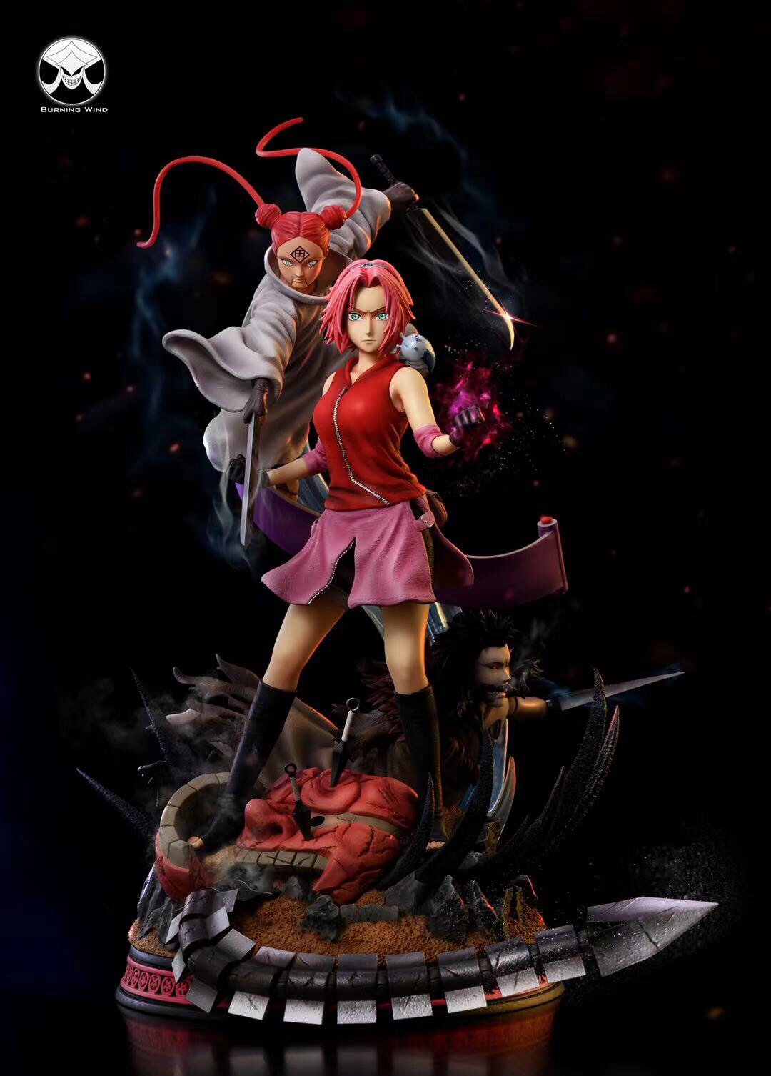 瘾君子 燃风工作室 第七班共鸣 小樱 火影忍者 限量gk手办雕像