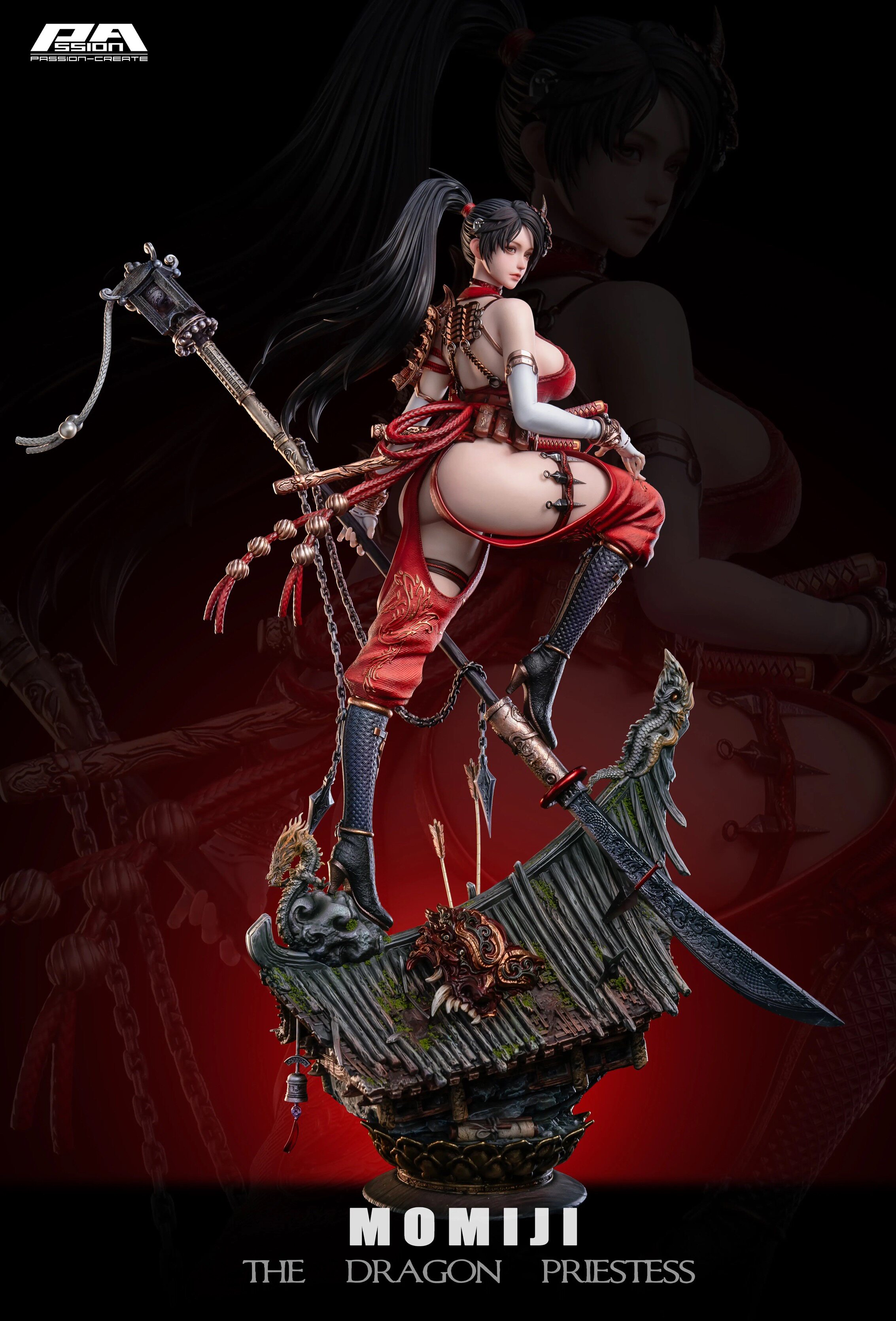 瘾君子 PA工作室 忍龍 紅葉 红叶 限量gk模型玩具手办雕像