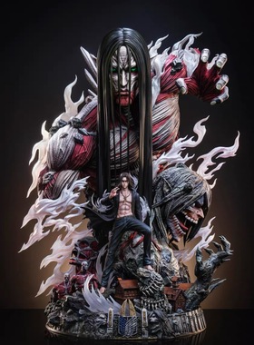 瘾君子 hertz 艾伦 超巨 进击的巨人  限量gk雕像手办模型玩具