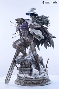 瘾君子 篝火Bonfire & Dtalon 狼与月之公主 艾尔登法环 手办雕像