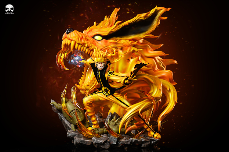 瘾君子 燃风 忍战共鸣 漩涡 鸣人 九尾 火影忍者gk限量手办雕像