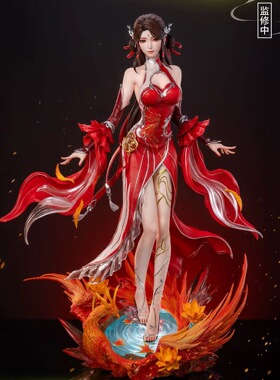 瘾君子 集模堂 JOMATAL 完美世界 火灵儿 正版授权 雕像手办模型